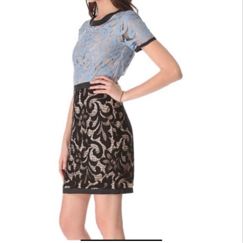 Sea New York Lace Overlay Dress